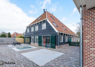 Beloopbaar glas terras Stolpboerderij