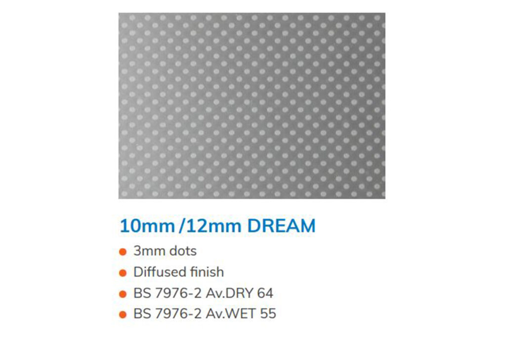 Dream 3mm dots glass antislip