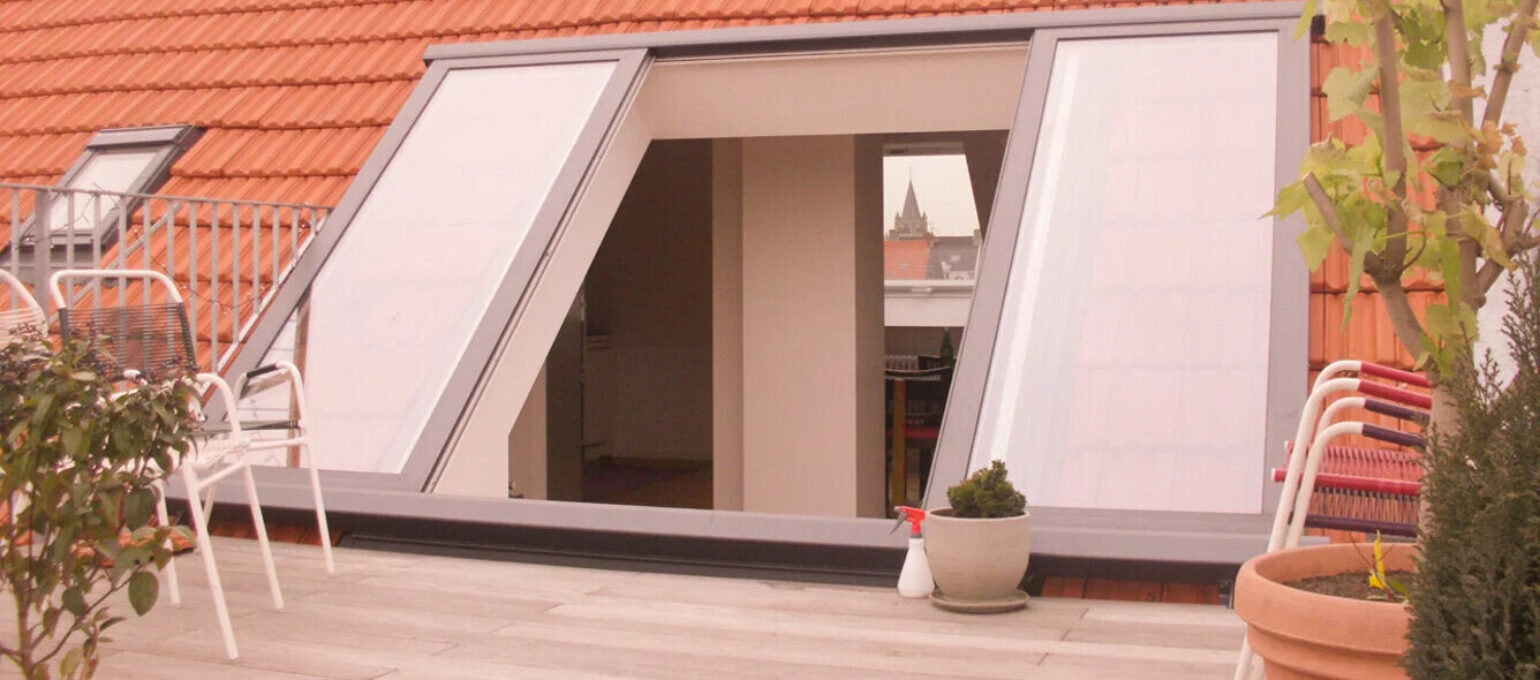 Sliding Rooflight pitched roof