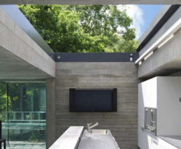 Sliding Rooflight Glass House keuken