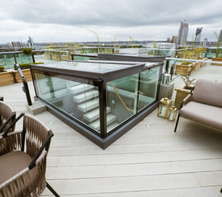 Sliding Box dakterras penthouse Londen