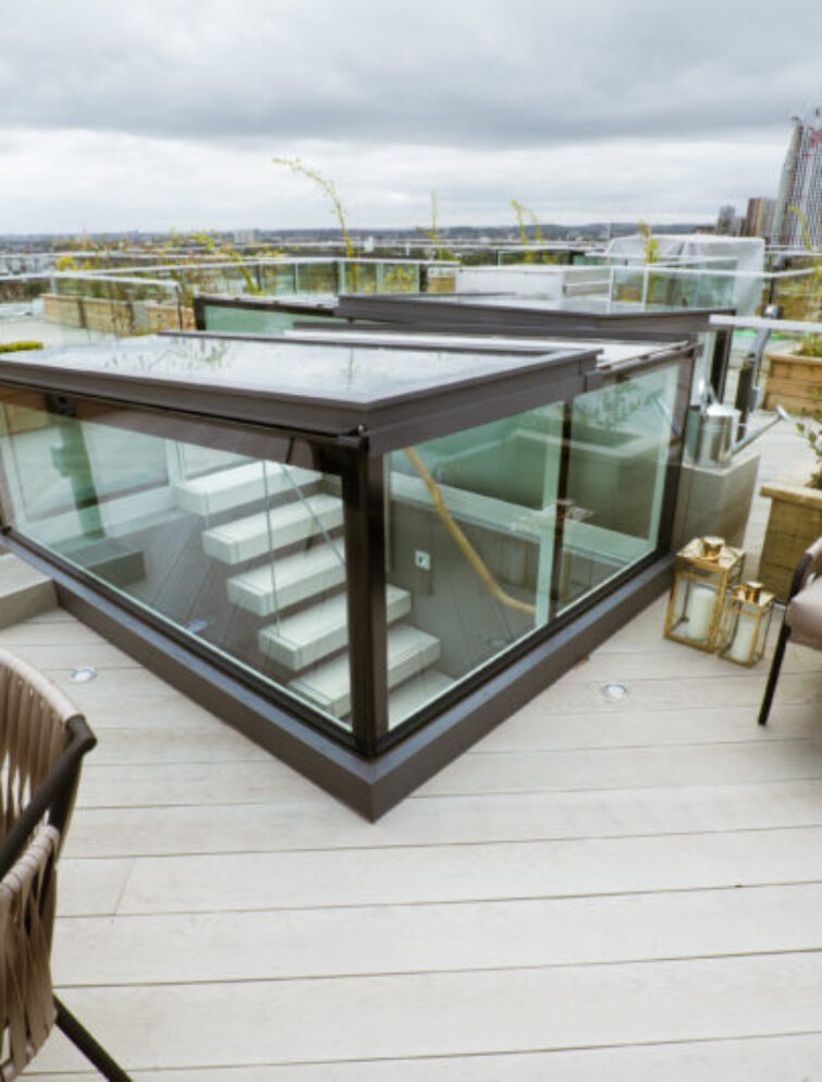 Sliding Box dakterras penthouse Londen